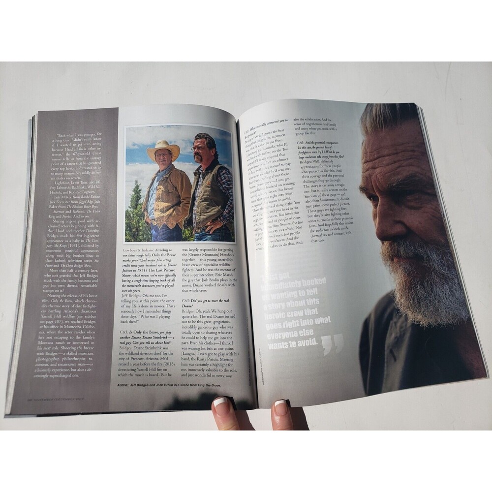 Bundle Of 3 Cowboys & Indians Magazines Featuring Jeff Bridges 2003, 2010 & 2017 - Picture 5 of 16